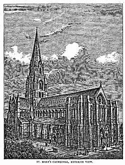 ST. MARY’S CATHEDRAL, EXTERIOR VIEW. 